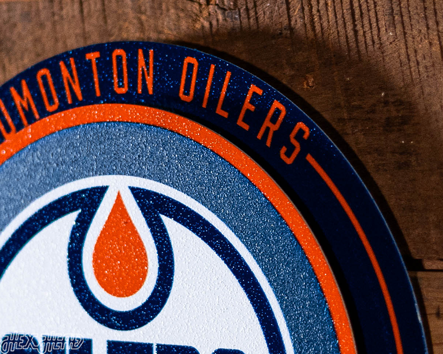 Edmonton Oilers "Double Play" On the Shelf or on the Wall Art