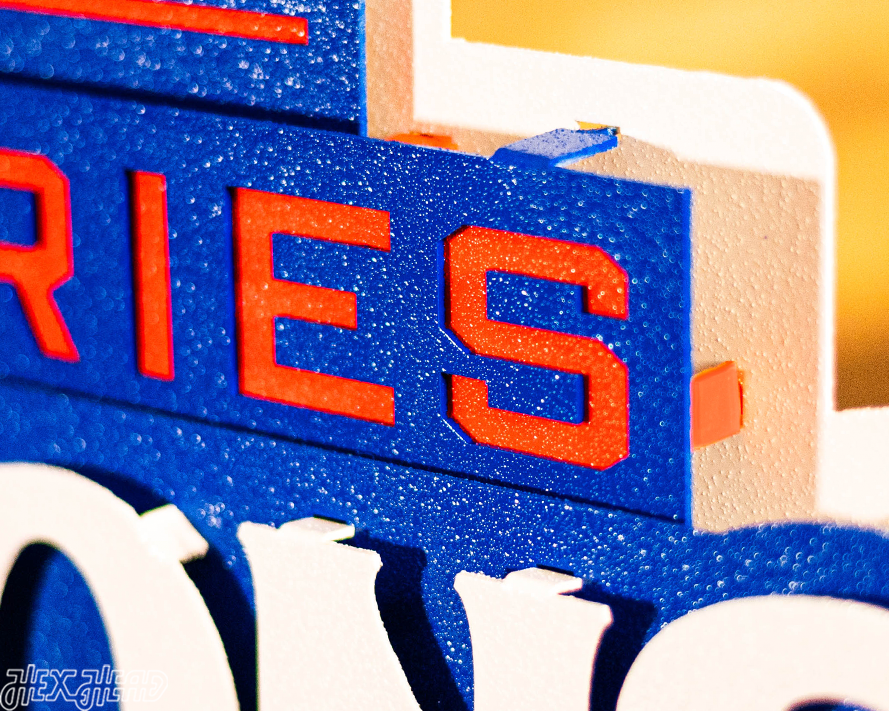 Los Angeles Dodgers 2024 World Series 3D Vintage Metal Wall Art