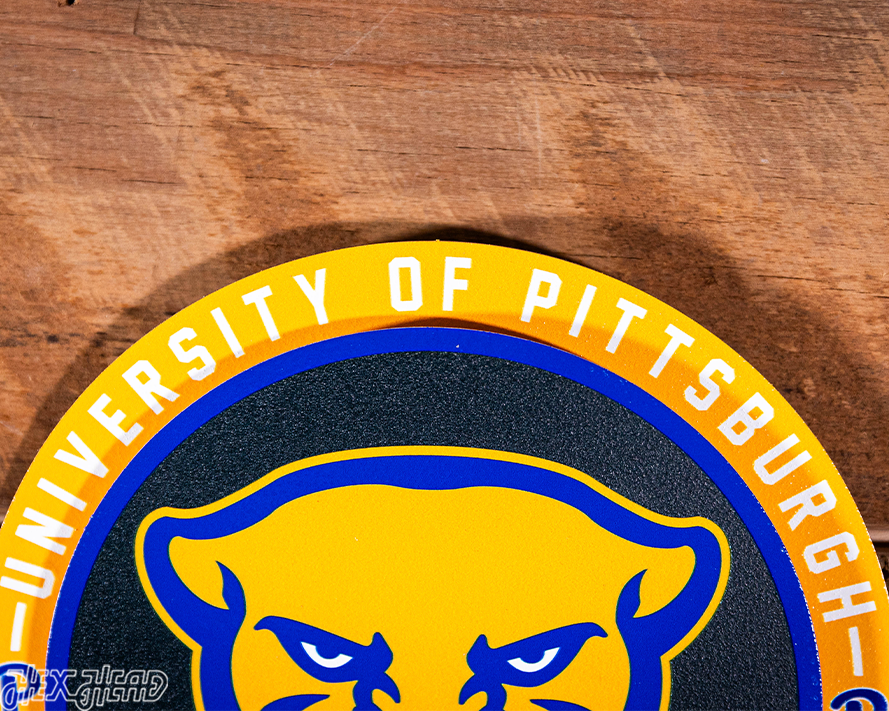 Pittsburgh Panthers "Double Play" On the Shelf or on the Wall Art