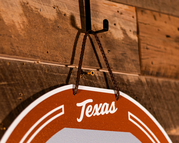 Texas Longhorns Personalized Monogram Metal Art