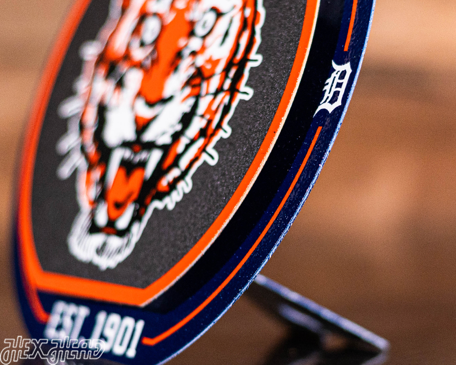 Detroit Tigers "Double Play" On the Shelf or on the Wall Art