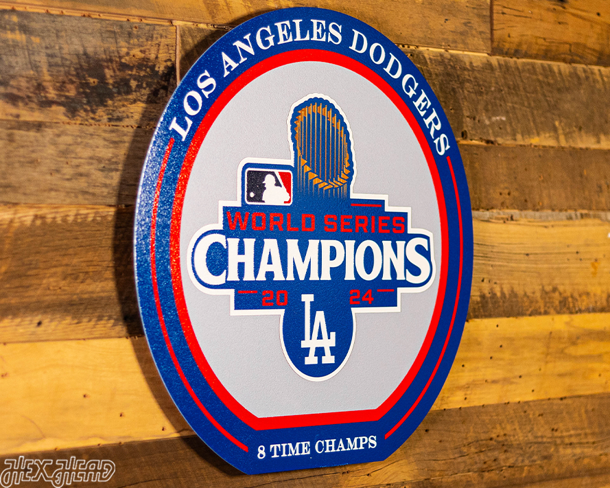 VARSITY Collection- SINGLE Layer Los Angeles Dodgers 2024 World Series Wall Art