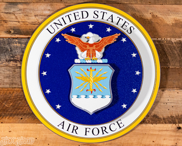 United States Air Force 3D Vintage Metal Wall Art
