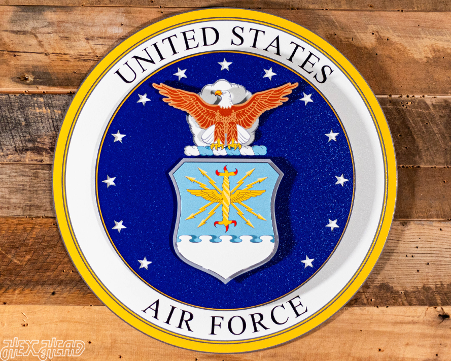 United States Air Force 3D Vintage Metal Wall Art