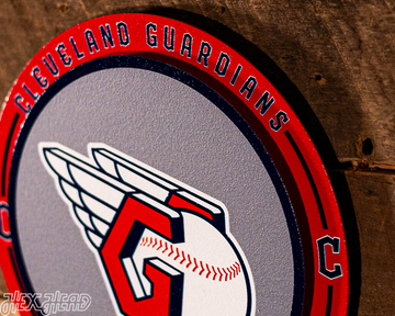 Cleveland Guardians "Double Play" On the Shelf or on the Wall Art