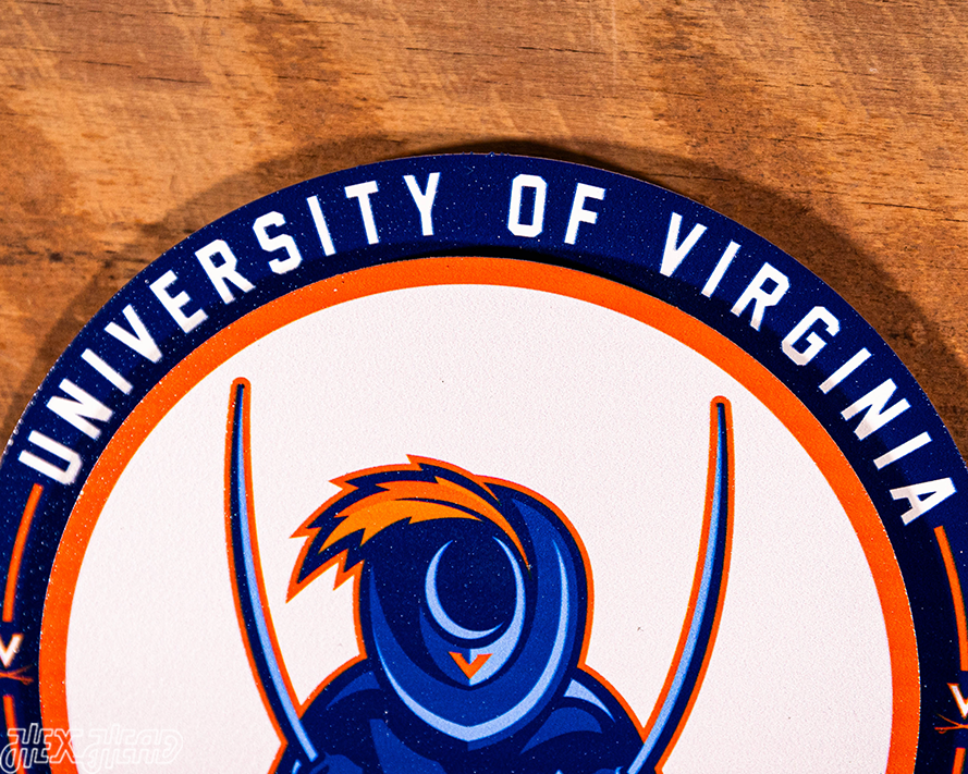 Virginia Cavaliers "Double Play" On the Shelf or on the Wall Art