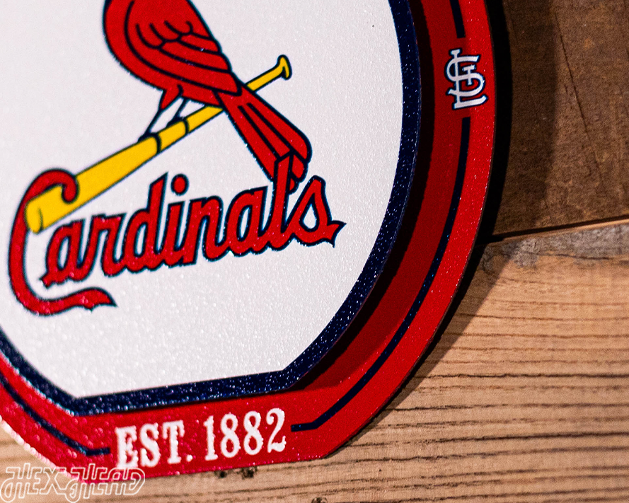 St. Louis Cardinals "Double Play" On the Shelf or on the Wall Art