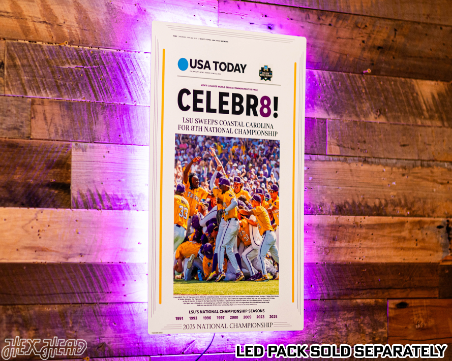 USA Today LSU Tigers 2025 NATIONAL CHAMPIONS Front Page - June 22, 2025