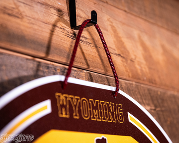 University of Wyoming Personalized Monogram Metal Art