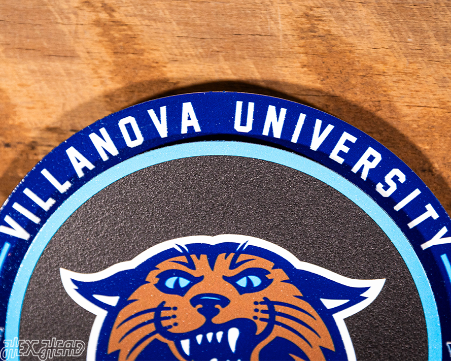 Villanova Wildcats "Double Play" On the Shelf or on the Wall Art