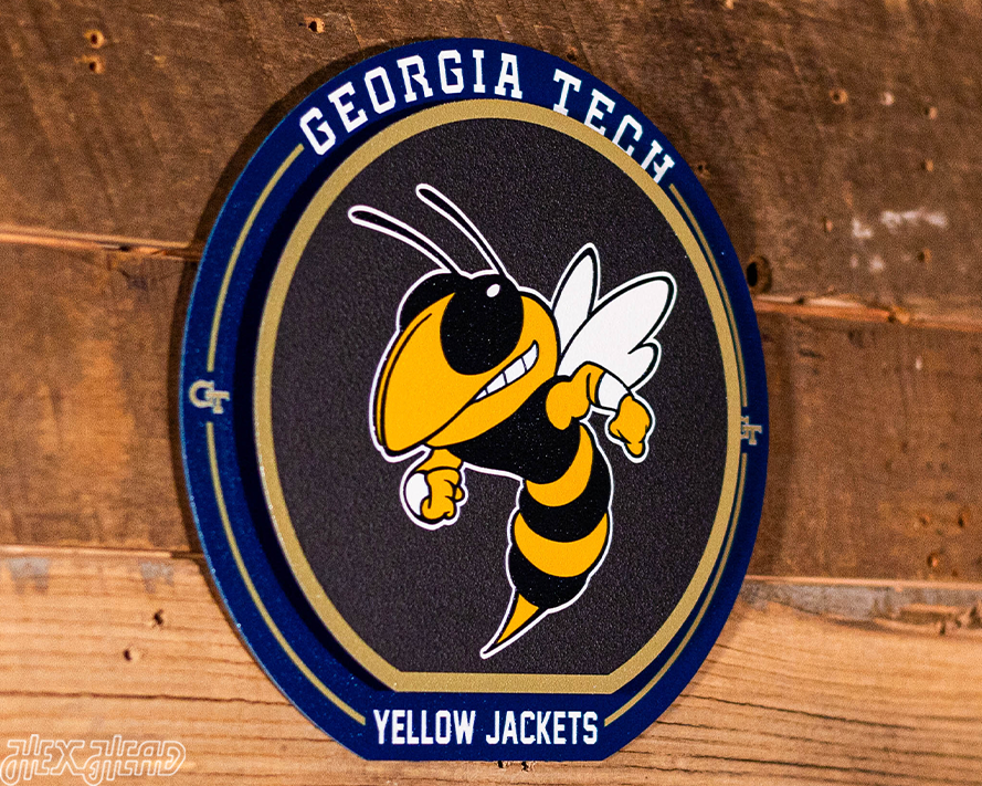 Georgia Tech "Double Play" On the Shelf or on the Wall Art