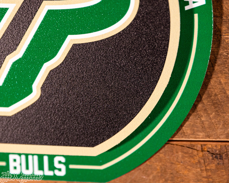 South Florida Bulls "Double Play" On the Shelf or on the Wall Art