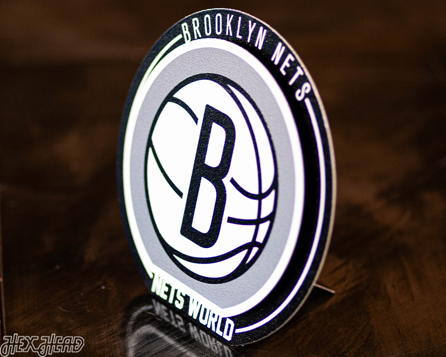 Brooklyn Nets "Double Play" On the Shelf or on the Wall Art
