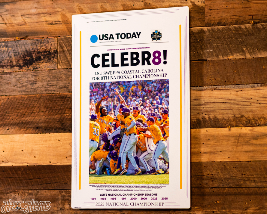 USA Today LSU Tigers 2025 NATIONAL CHAMPIONS Front Page - June 22, 2025