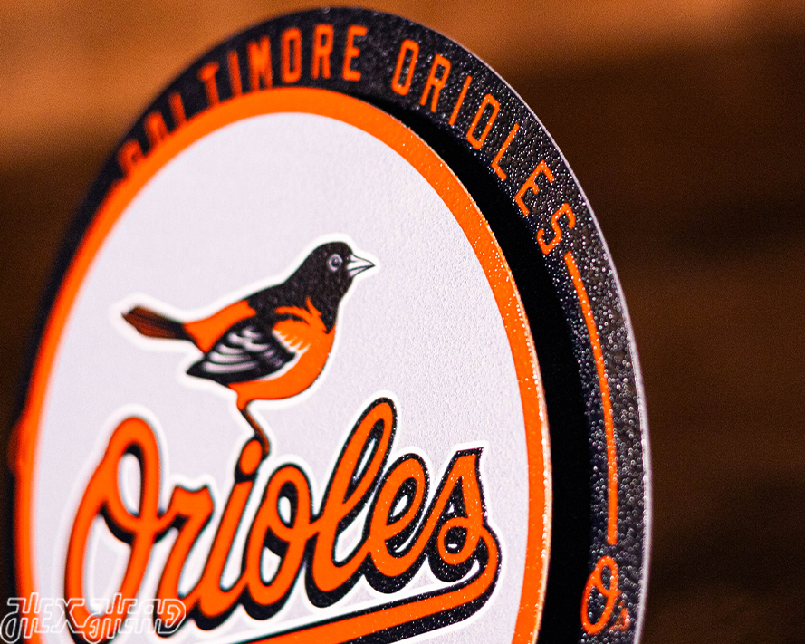 Baltimore Orioles "Double Play" On the Shelf or on the Wall Art