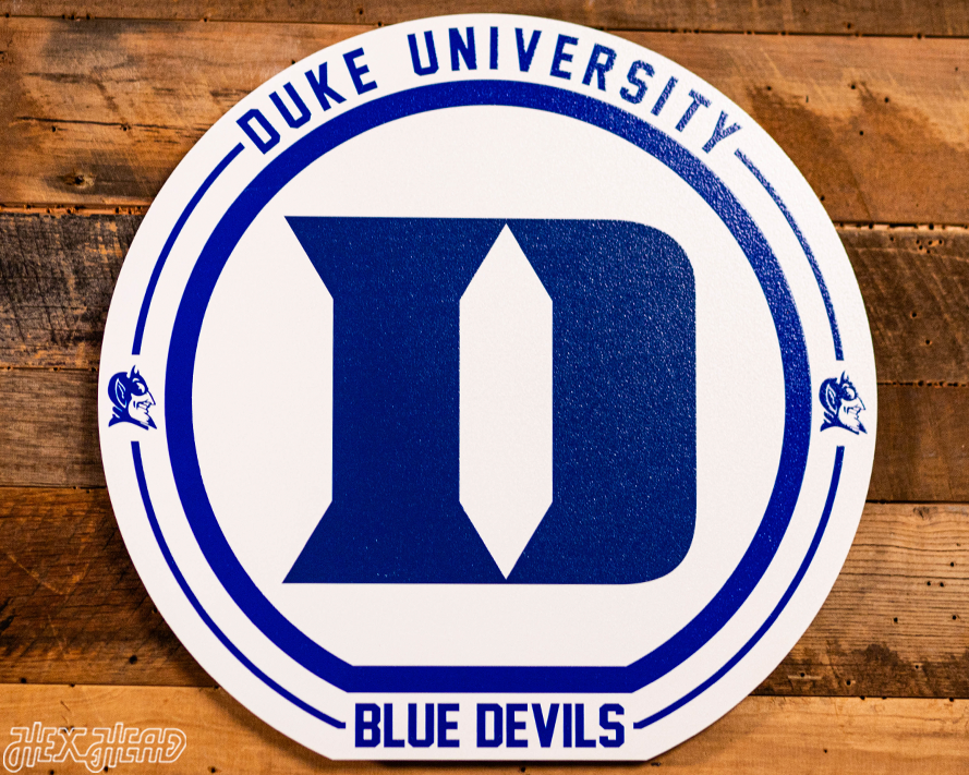VARSITY Collection- SINGLE Layer Duke Blue Devils Metal Wall Art