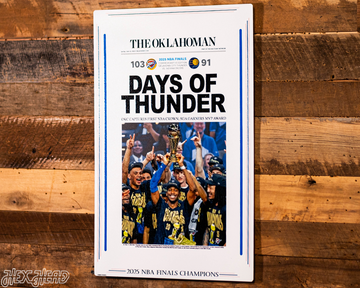 Oklahoman City Thunder 2025 NBA Finals Front Page - JUNE 22, 2025