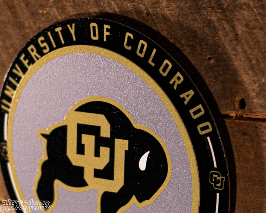 Colorado Buffaloes "Double Play" On the Shelf or on the Wall Art