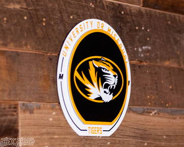 Missouri Tigers "Double Play" On the Shelf or On the Wall Art