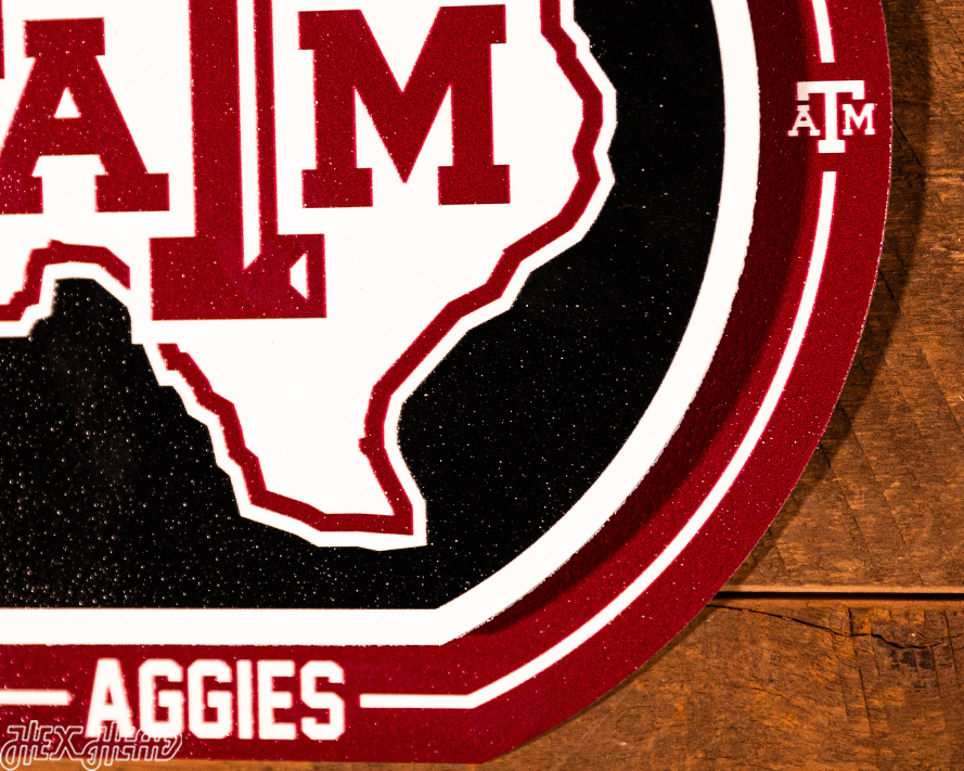 Texas A&M Aggies "Double Play" On the Shelf or on the Wall Art