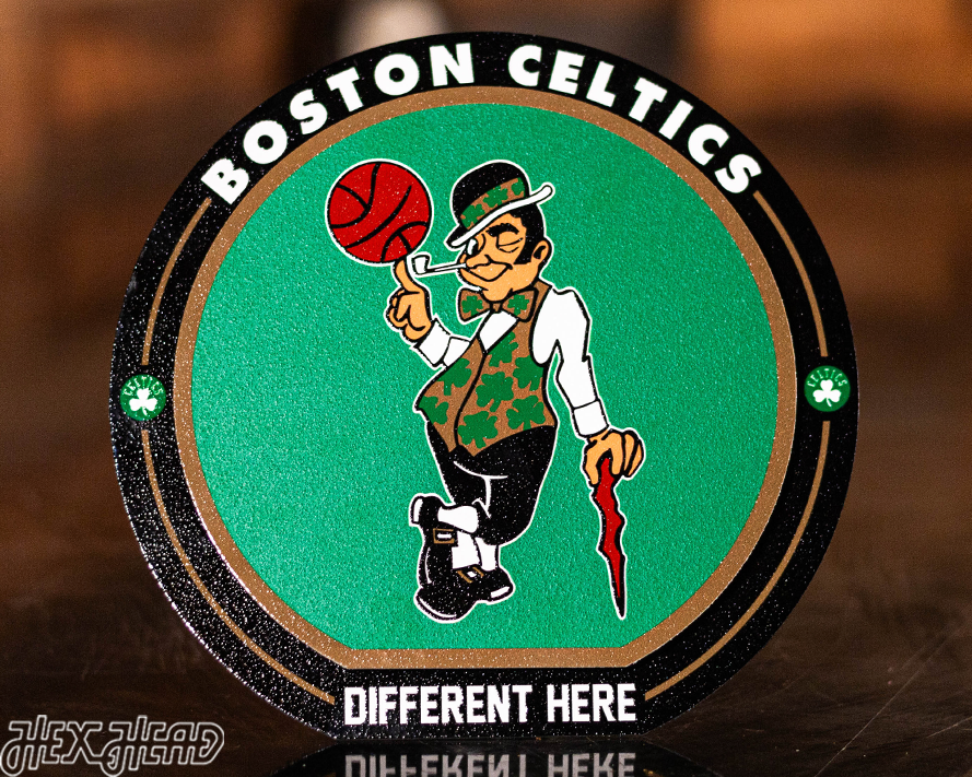 Boston Celtics "Double Play" On the Shelf or on the Wall Art
