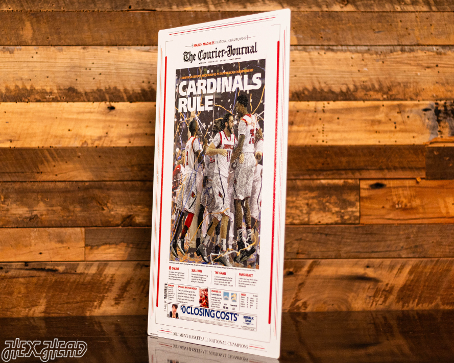 The Courier-Journal Louisville Cardinals 2013 Basketball National Champions Front Page - APRIL 9, 2013