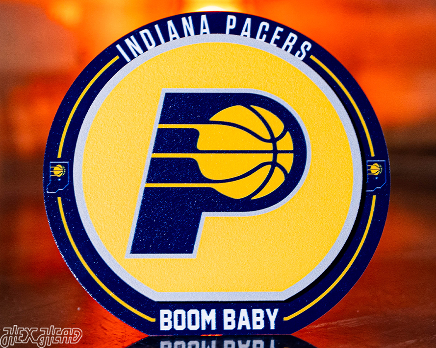 Indiana Pacers "Double Play" On the Shelf or on the Wall Art