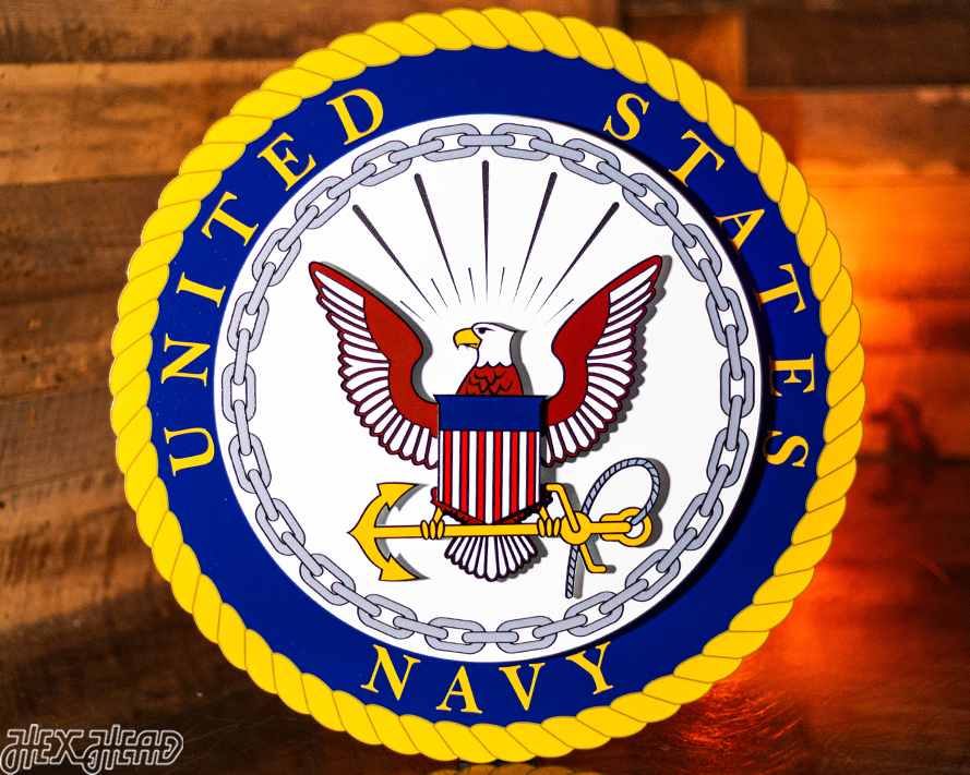 United States Navy Seal 3D Vintage Metal Wall Art