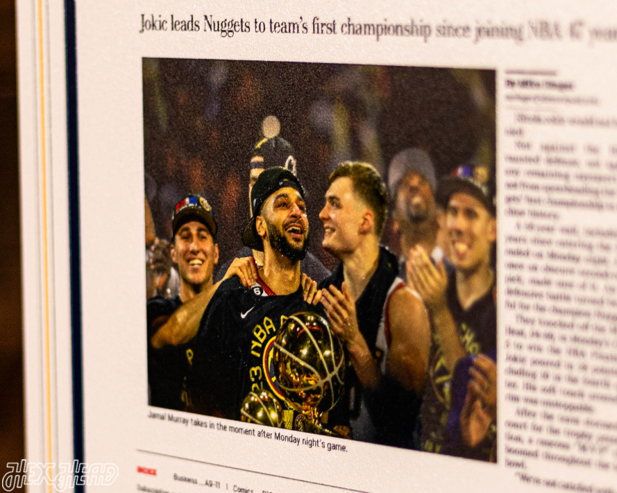 The Denver Post Nuggets 2023 NBA FINALS Front Page - JUNE 13, 2023