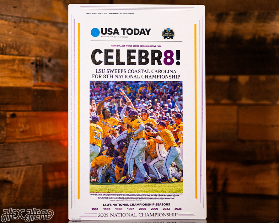 USA Today LSU Tigers 2025 NATIONAL CHAMPIONS Front Page - June 22, 2025