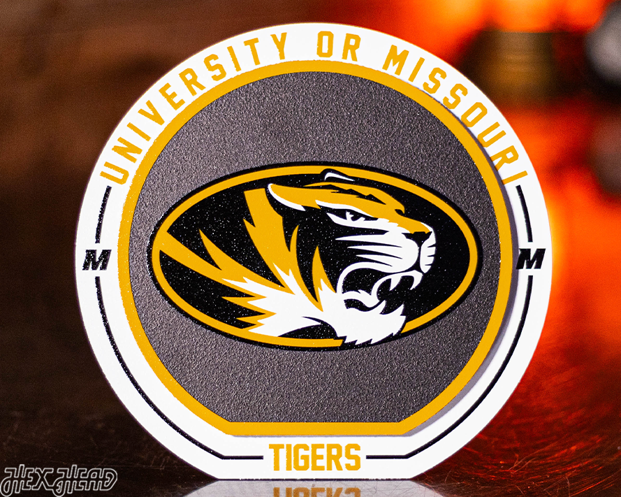 Missouri Tigers "Double Play" On the Shelf or on the Wall Art