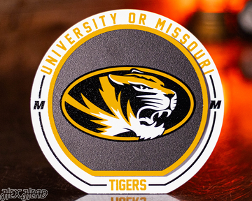 Missouri Tigers "Double Play" On the Shelf or On the Wall Art