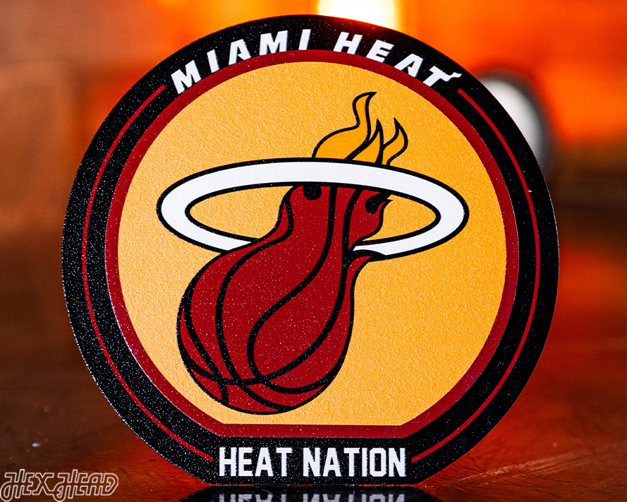 Miami Heat "Double Play" On the Shelf or on the Wall Art