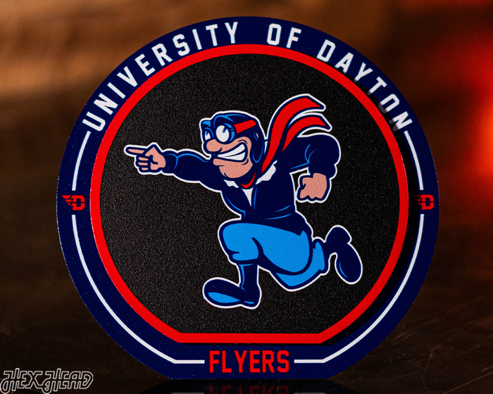 Dayton Flyers "Double Play" On the Shelf or on the Wall Art