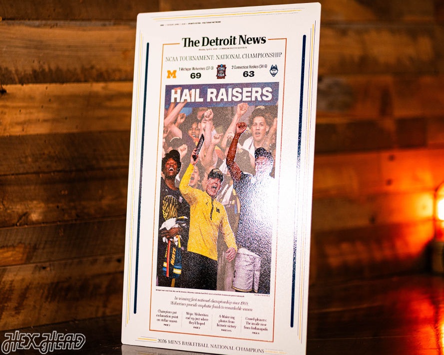 The Detroit News Michigan Wolverines 2026 Men's Basketball National Champions Front Page - APRIL 6, 2026