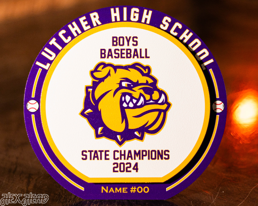 Lutcher High School LA Excellence Award- BULLDOG logo