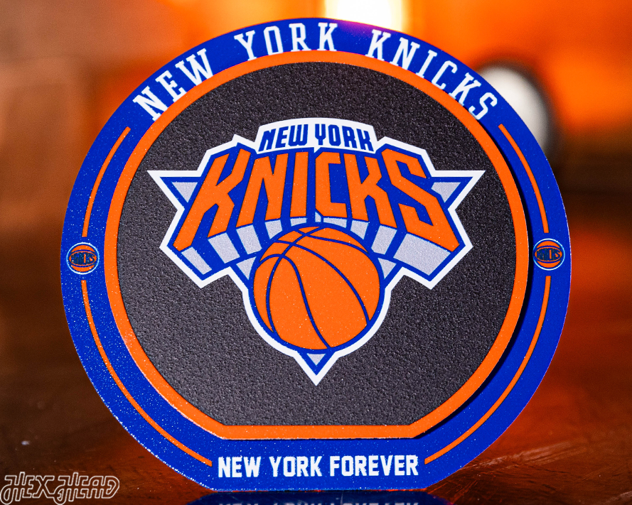 New York Knicks "Double Play" On the Shelf or on the Wall Art