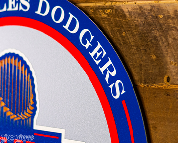 VARSITY Collection- SINGLE Layer Los Angeles Dodgers 2024 World Series Wall Art