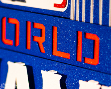 Los Angeles Dodgers 2024 World Series 3D Vintage Metal Wall Art