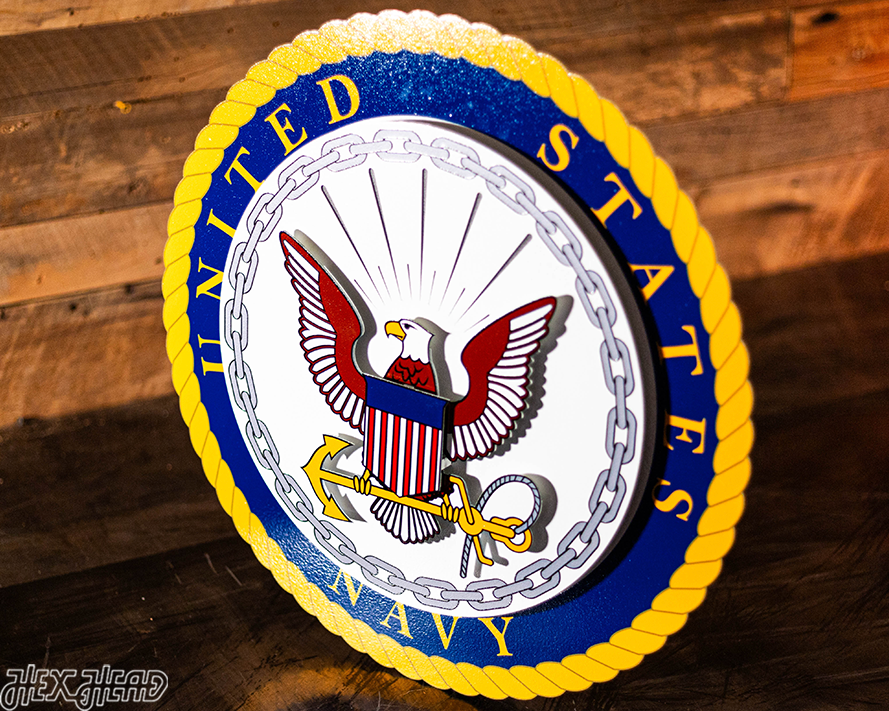 United States Navy Seal 3D Vintage Metal Wall Art