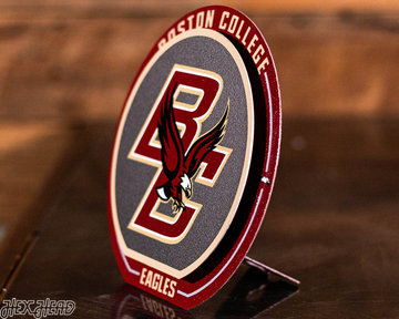 Boston College Eagles "Double Play" On the Shelf or on the Wall Art