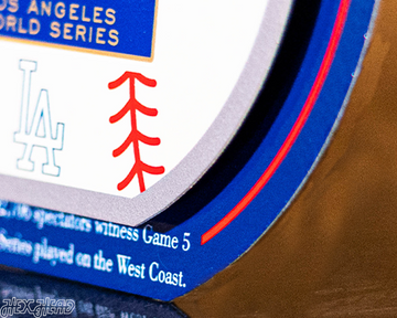 Los Angeles Dodgers 1959 World Series "Double Play" On the Shelf or on the Wall Art