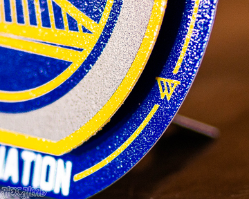 Golden State Warriors "Double Play" On the Shelf or on the Wall Art