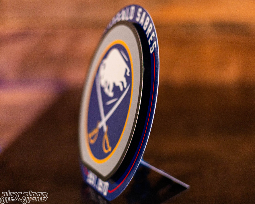 Buffalo Sabres "Double Play" On the Shelf or on the Wall Art