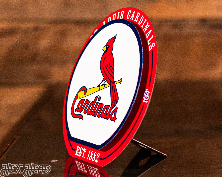 St. Louis Cardinals "Double Play" On the Shelf or on the Wall Art