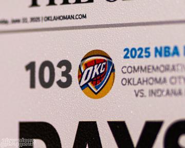 Oklahoman City Thunder 2025 NBA Finals Front Page - JUNE 22, 2025