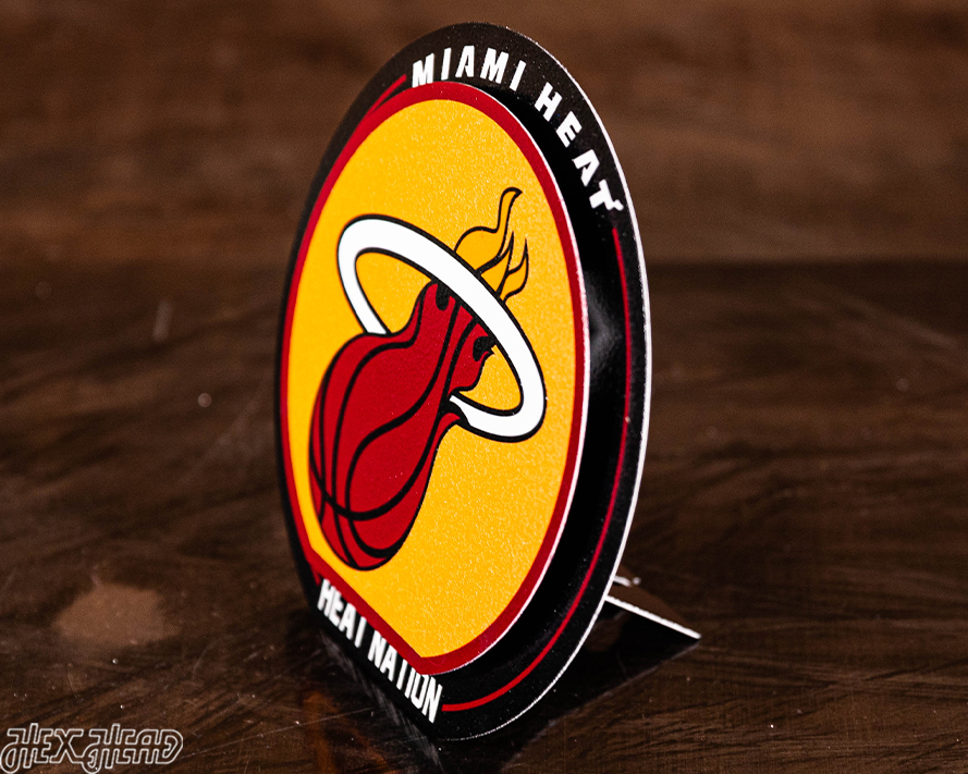 Miami Heat "Double Play" On the Shelf or on the Wall Art