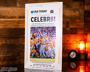 USA Today LSU Tigers 2025 NATIONAL CHAMPIONS Front Page - June 22, 2025