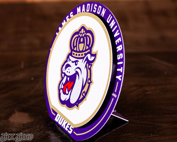 James Madison Dukes "Double Play" On the Shelf or on the Wall Art