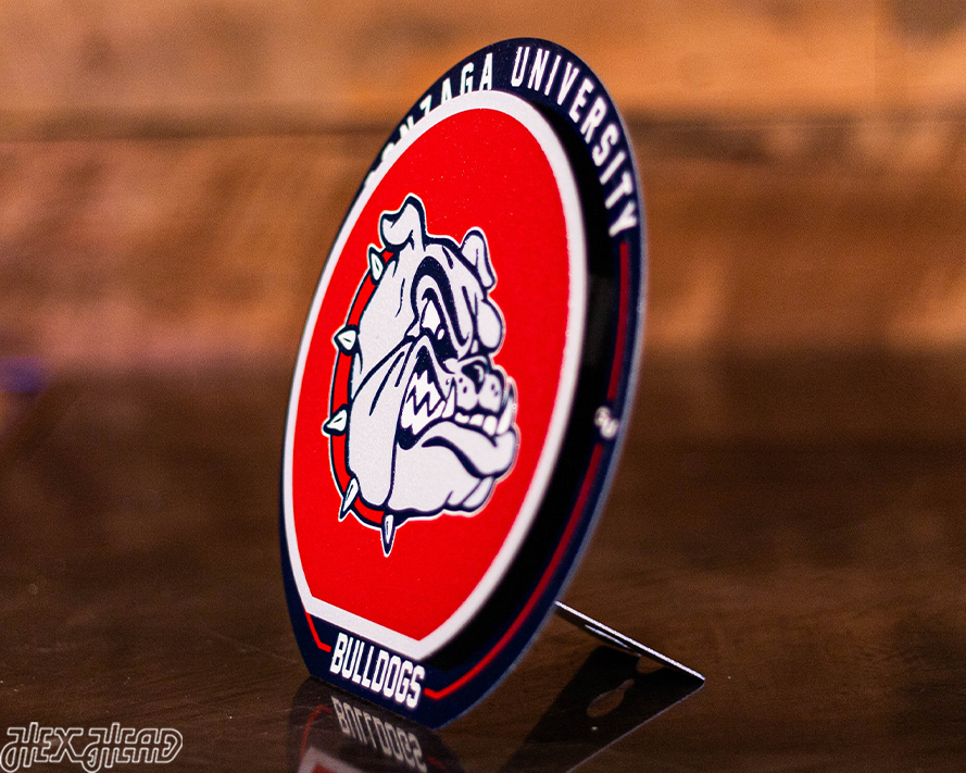 Gonzaga Bulldogs "Double Play" On the Shelf or on the Wall Art